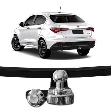 Imagem de Engate Reboque Fiat Cronos 2018 a 2023 Rabicho Fixo 700 kg