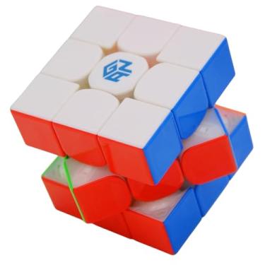 Imagem de Bukefuno GAN 14 Maglev Flagship Cubo 3x3 GAN 14 M Maglev Speed Magnetic Puzzle Magic 2023 Cubes GAN14 Maglev 3x3 (versão de superfície cruzada)
