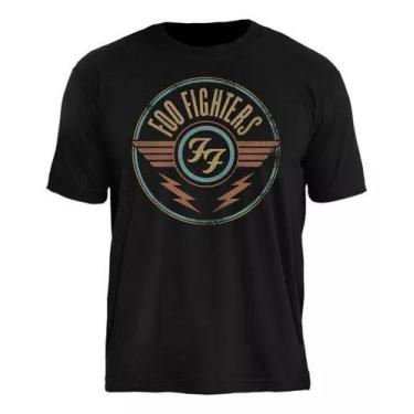 Imagem de Camiseta Foo Fighters Wing Seal Logo - Stamp