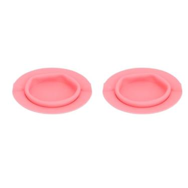 Imagem de Forro Aquecedor de Cera, Pote Aquecedor de Cera de Substituição Portátil de Silicone, 2 Peças, Macio para Remoção de Pelos para Salão de Beleza (Rosa)