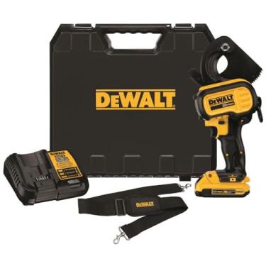Imagem de DEWALT Cortador de cabo 20V Max, kit sem fio (DCE150D1), preto