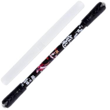 Imagem de Caneta giratória de descompressão legal para estudantes com tubo de armazenamento - Black Demon (tubo de armazenamento)