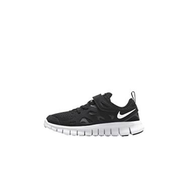 Imagem de Nike Free Run 2 para meninos (criança grande), Preto/branco/cinza escuro, 15