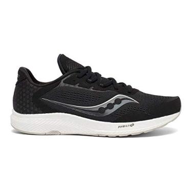 Imagem de Saucony Calçados de Corrida Masculinos Freedom 4, Preto/Pedra, 12