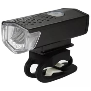 Imagem de Kit Bike Farol Frontal E Traseiro Ultra Led Usb Recarregável Para Sua Segurança No Trânsito Com Luzes À Prova D'Água E Longa Duração