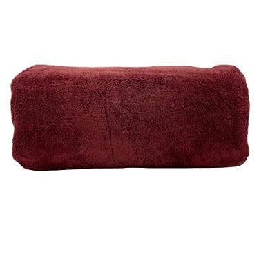 Imagem de Cobertor Pelo Alto Kyor Plus Casal - Vinho - Jolitex