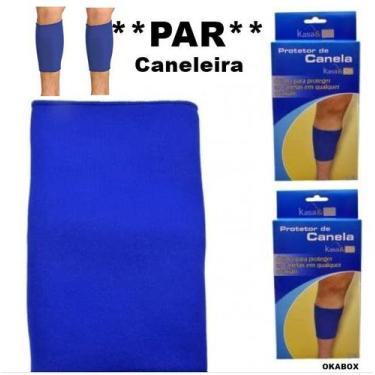 Imagem de Par Protetor Profissional de Canela Neoprene Camping Corrida (2 Unidad