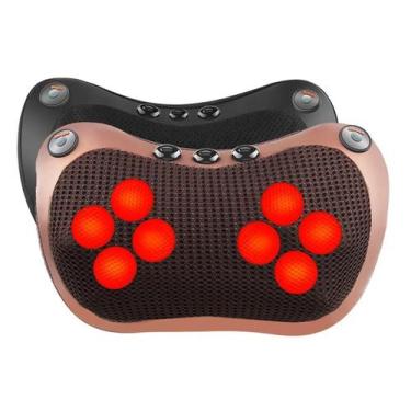 Imagem de Almofada Shiatsu com LED: Massagem Elétrica Confortável e Relaxante - 