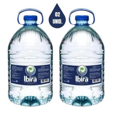 Imagem de Água Mineral Ibirá Sem Gás - 02 Unidades 5 Litros