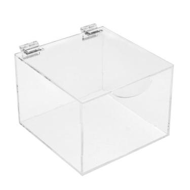Imagem de Caixa organizadora multiuso 15x15x11cm - Transparente - Acrihome Acríl