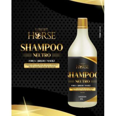 Imagem de Shampoo Neutro 1L - Libert Horse  Shampoo para cavalos de todos os tip