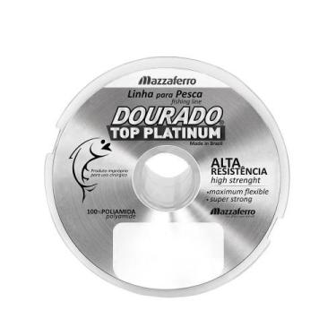 Imagem de Linha de Pesca Monofilamento Dourado Top Platinum 100m - Mazzaferro, 0