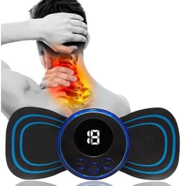 Imagem de Mini Massageador Pulso Elétrico Portátil Recarregável Dor Muscular Pescoço Coluna Costas Pernas Ems - YODHE