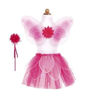 Imagem de Pretenders Fancy Flutter Skit with Wings & Wand, Pink, Size 4-7 Dress-Up Play