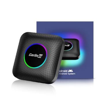 Imagem de CarlinKit CarPlay Ai Box Android 13.0 suporta apenas carros com fio CarPlay e tela sensível ao toque, rede 4G integrada, 8 núcleos 8 + 128 G, YouTube, Netflix, Google Play, com fio para CarPlay sem