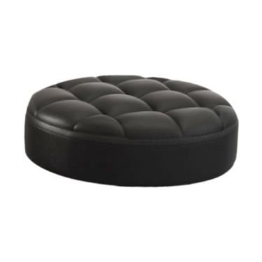 Imagem de menolana Almofada de assento redonda para substituição de banco de bar, fácil de instalar, à prova d'água, peças de reposição, resistente para barbearia, SPA