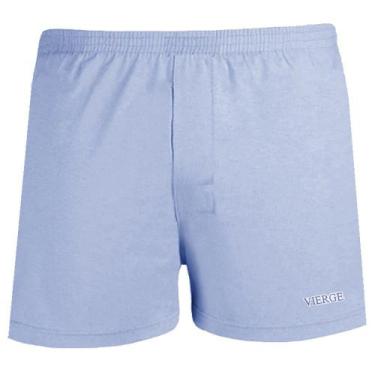Imagem de Cueca Vierge Samba-Canção 100% Malha em Algodão - 0297, Azul claro, M