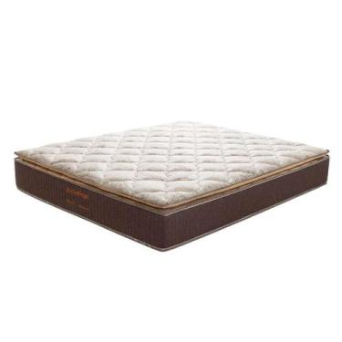 Imagem de Colchão Queen Bali Mola Ensacada (28x158x198) Bege e Marrom - Prorelax
