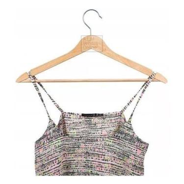 Imagem de Kit 3x Cabides De Madeira Verniz Marfim Adulto Roupa - Wincy