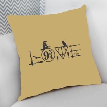 Imagem de Almofada Decorativa Cheia c/ Zíper 40x40 Game Neoprene Love Harry Pott