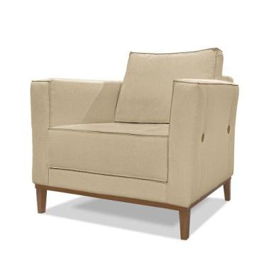 Imagem de Poltrona Estofada Decorativa Sala Quarto Escritório Leitura Prime - Ma