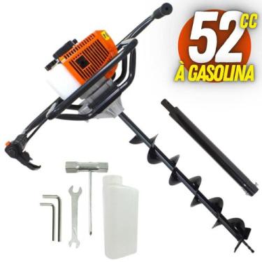 Imagem de Perfurador de Solo Vulcan VPS520 Broca 80x10cm + Extensor 50cm Para Pl