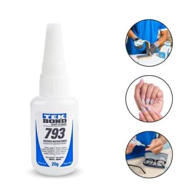 Imagem de Super Cola Instantânea Tek Bond 793 20g Adesivo Versátil - Tekbond, Co