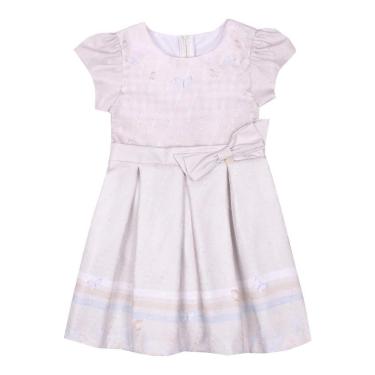 Imagem de Vestido Infantil Luxo Menina Estampado Verão Paraiso 15638-Feminino