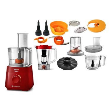 Imagem de Processador Espremedor Philips Walita 2 Anos De Garantia Red RI7300/42 220V 600W