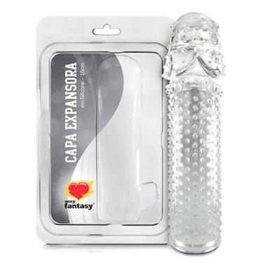 Imagem de Capa Peniana Expansora 16 cm Texturizado - Sexy Fantasy