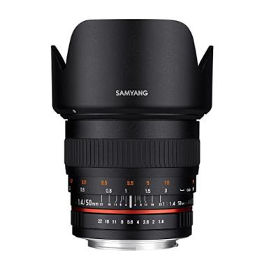 Imagem de Samyang Lente SY50M-P padrão fixa Prime 50mm F1.4 para câmeras Pentax DSLR