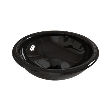 Imagem de Kit Cuba de Apoio ou Sobrepor Lume com Válvula Click Black Preto Brilho