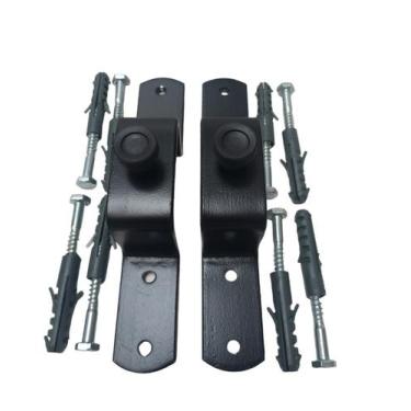 Imagem de Suporte  Fechado Para Tranca De Porta Preto - Uno Metal