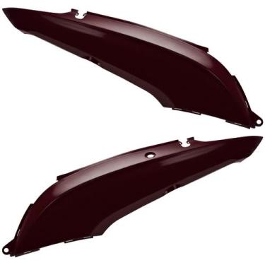 Imagem de Tampa Lateral Biz 125 + EX - Pro tork, VERMELHO CARDEAL 2012, Único