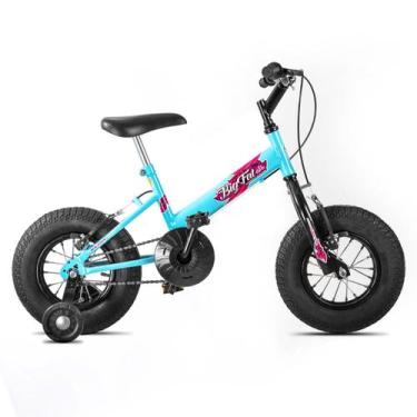 Imagem de Bicicleta Aro 8 Ultra Bikes Big Fat Infantil, Azul claro, Aro 8