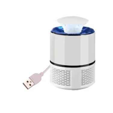 Imagem de Armadilha Mata Mosquito Com Tomada Pernilongo Abajour Led Violeta BR /