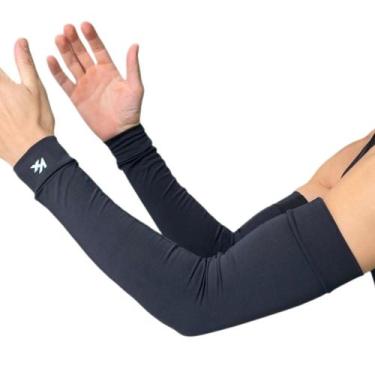 Imagem de Manguito Compressão Médio Longo Kanxa Tecido KX Corrida Ciclismo Vôlei