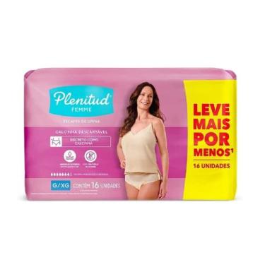 Imagem de Roupa intima Plenitud Femme G/XG 16 Unidades Leve Mais por Menos