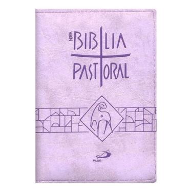 Imagem de Bíblia Sagrada Nova Pastoral Media Capa Zíper Emborrachada Completa, r