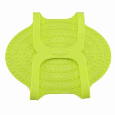 Imagem de Levantador de peru resistente ao calor de silicone de grau alimentício, tapete de cozinha antiaderente para aves, seguro de usar, resistente ao calor, fácil de limpar, para assar e churrasco, vermelho