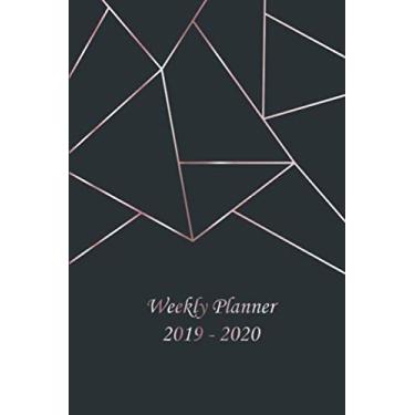 Imagem de Weekly Planner 2019-2020: Monthly Schedule - 1 week at a glance - Calendar with Checklists & Notes Daily To Do’s Academic Organizer Small Notebook ... Budget Cute Day Planer School Simple Teacher