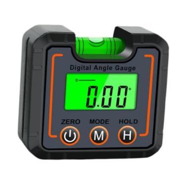Imagem de Bothyi Medidor de ângulo digital, caixa de nível de cubo, versátil, profissional, utilitário, localizador de ângulo de nível inclinômetro para construção de, com Luz de Fundo