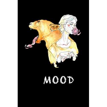 Imagem de MOOD: Girl Tiger Composition Notebook Wide Ruled 120 Pages (6x9) Original Unusual Journal Bubble Gum Lover