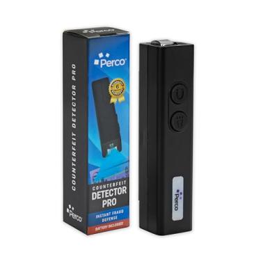 Imagem de Perco Detector de falsificações Pro - Dispositivo 2 em 1 portátil e confiável com detecção de luz UV e sensor magnético - Verificador de notas falso dos EUA para uso pessoal e comercial - Garante