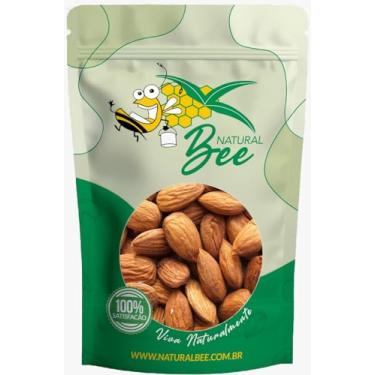 Imagem de Amêndoas Cruas 1kg Sem Casca Premium Crocante Snack Rica Em Fibras