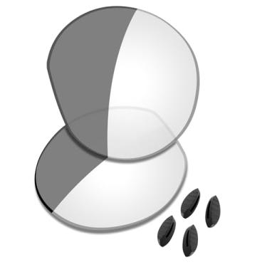 Imagem de SAUCER Lentes de reposição premium e protetores de nariz para óculos de sol Oakley Clifden OO9440 High Defense - Ativado fotocromático