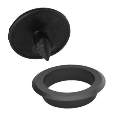 Imagem de Kit Anel e Valvula do Assento do Pulsador para tampa em Inox - Silver