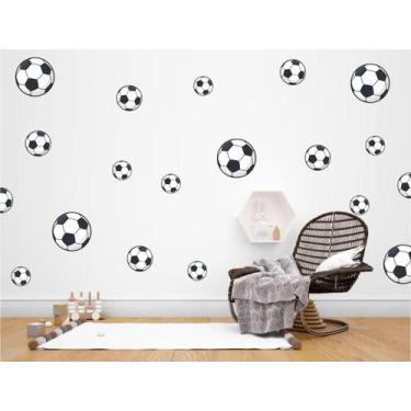 Imagem de Adesivo De Parede Bolas De Futebol Brasileirão Fifa - Colakoala Adesiv