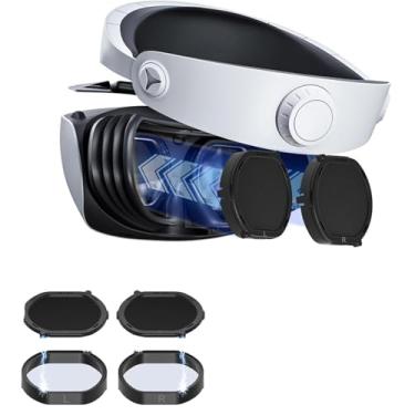 Imagem de Magnetic Lens Protector Cover for VR2, Glasses Spacer Protector Glasses Bumper Magnetic Suction Dust Proof Lens Protective Shell Cover Cap Set for VR2