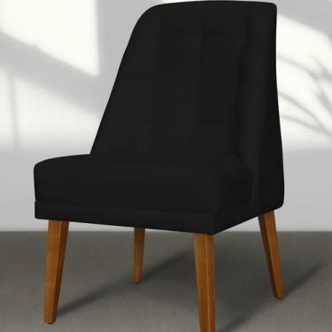 Imagem de Kit 02 Cadeiras de Jantar Paris Suede - Meu Lar